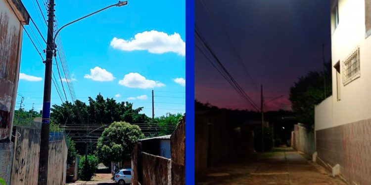 Beto Avelar consegue nova iluminação para o calçadão do Estrela do Sul