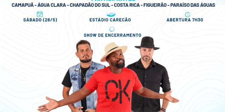 Camapuã recebe neste sábado (28), a partir das 07h30, mais uma fase da Copa Assomasul de Futebol.