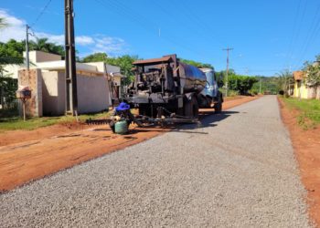 Veja o como está ficando a rua Lucas Alves do Valle em Camapuã.