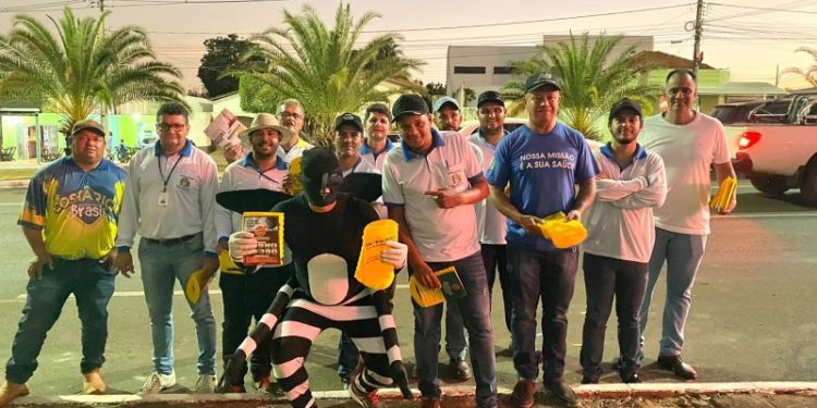 Blitz educativa para alertar sobre os perigos da Dengue é realizada no Centro de Costa Rica