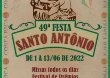 Com apoio do Governo Municipal, 49ª Festa de Santo Antônio acontece de 1º a 13 de junho