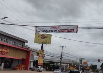OBRAS SEGUEM NA RUI BARBOSA; CONFIRA AS INTERDIÇÕES