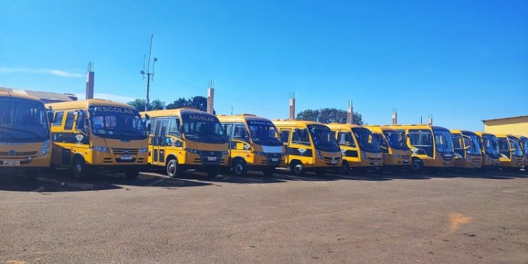 Frota do Transporte Escolar Municipal tem 100% de aprovação em vistoria