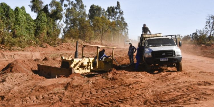 Iniciadas as obras da MS-316 entre Costa Rica e Paraíso das Águas