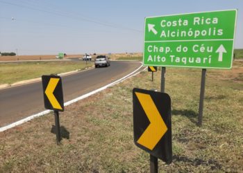 Governo lança aviso de licitação para reestruturar rodovia entre Costa Rica e a MS-306