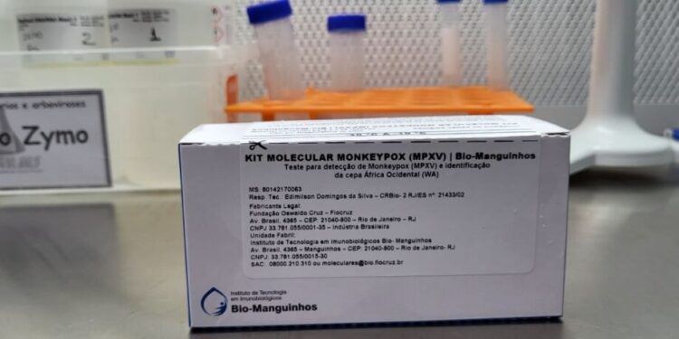 Ministério da Saúde envia para MS kits para diagnóstico da varíola do macacos