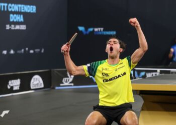 Calderano leva WTT Contender Doha, o 2º título consecutivo de 2023