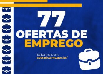 Semana começa com 77 vagas de emprego na Casa do Trabalhador de Costa Rica