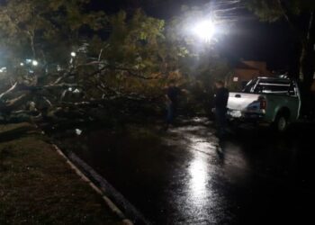 Temporal deixou rastro de destruição e milhares sem energia em Dourados