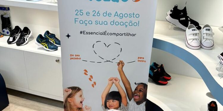 Iniciativa quer arrecadar mil pares de sapatos para crianças carentes na Capital