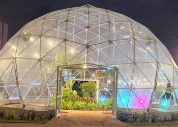 Primeiro domo geodésico comercial é inaugurado em Campo Grande