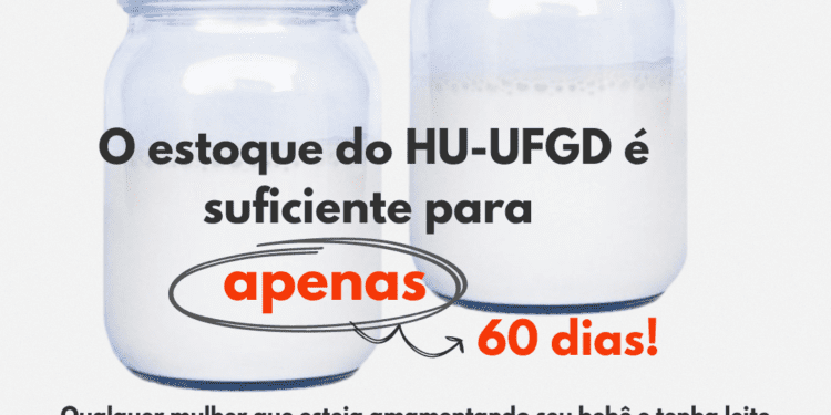 Banco de Leite Humano do HU-UFGD está precisando de doações