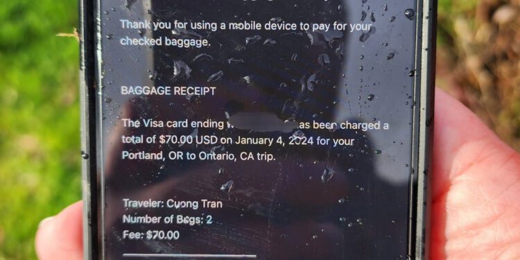 Telefone de passageiro que caiu de avião com janela quebrada é encontrado