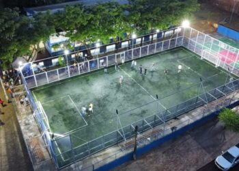 Camapuã recebe nova arena esportiva parte do programa MS Bom de Bola