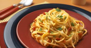 A receita do dia é o Carbonara Express