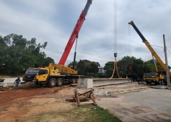 Camapuã inicia construção de três novas pontes de concreto