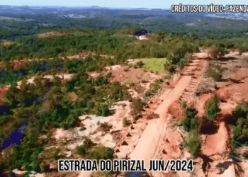 Prefeitura realiza manutenção na estrada principal de acesso à região do Pirizal