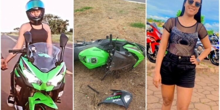 Moradora de Camapuã perde a vida em acidente de moto em Paraíso das Águas