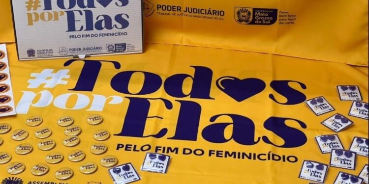 ALEMS, TJMS e Governo do Estado lançam Campanha #TodosPorElas contra o Feminicídio