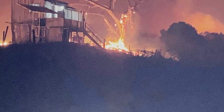 PMA realiza resgate de família durante incêndio no Pantanal