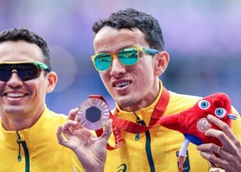 Bolsista do Governo de MS, Yeltsin Jacques é bronze na Paralimpíada de Paris