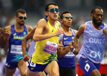 Yeltsin Jacques de MS conquista medalha de ouro e supera marca anterior em prova de atletismo
