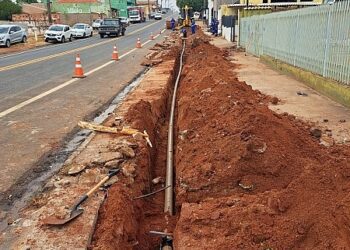 Camapuã realiza obras na BR-060 para melhorar rede de água e reduzir perdas