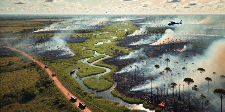 Ministério divulga controle de 90% dos incêndios no Pantanal