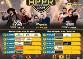 Paraíso das Águas celebra 21 anos com rodeio e festividades