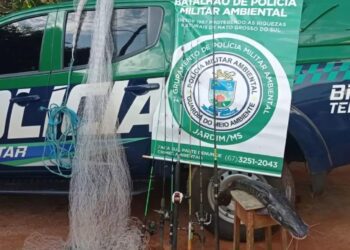 Fiscalização da PMA resulta em autuações e apreensões de equipamentos de pesca em Chapadão do Sul, Coxim e Cassilândia