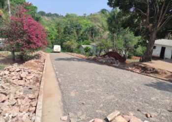 Bairro Alto recebe obras de calçamento em Camapuã