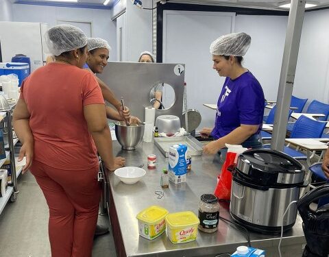 Camapuã promove curso de panificação em unidade móvel para moradores