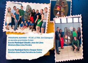 Camapuã: Escolas municipais são premiadas por programa de incentivo à leitura