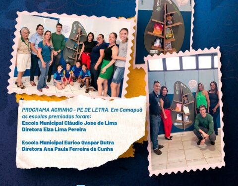 Camapuã: Escolas municipais são premiadas por programa de incentivo à leitura