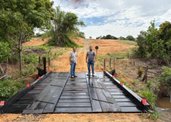 Reforma de ponte sobre o Córrego do Mato é finalizada em Figueirão