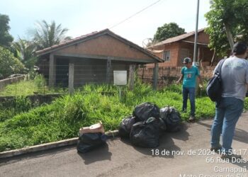 Bairro Pedro Luiz Amorim é alvo de mutirão de combate ao mosquito da dengue em Camapuã