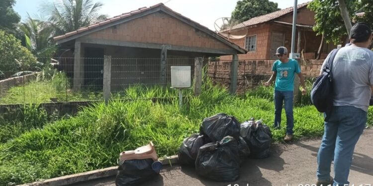 Bairro Pedro Luiz Amorim é alvo de mutirão de combate ao mosquito da dengue em Camapuã