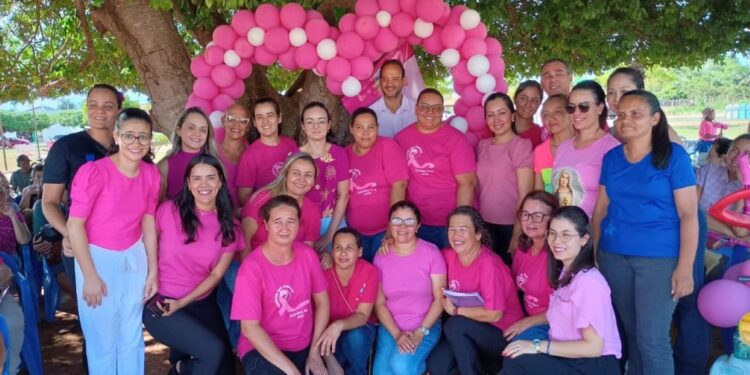 Caminhada Outubro Rosa reforça luta contra o câncer em Figueirão