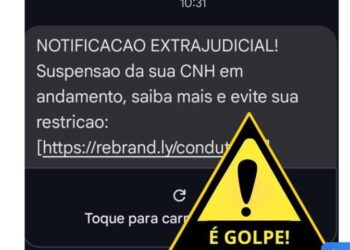 Mensagens de SMS fraudulentas sobre suspensão de CNH preocupam motoristas em Mato Grosso do Sul