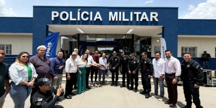 Governo de MS entrega obras de impacto no esporte, segurança e saneamento em Chapadão do Sul