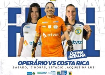Final do Estadual Feminino entre Operário e Costa Rica define representante na Série A3 do Brasileiro