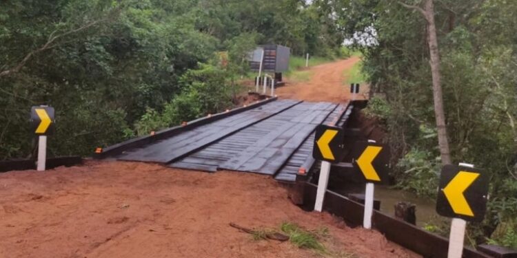 Ponte do Capim Branco é reformada e beneficia produtores rurais em Camapuã