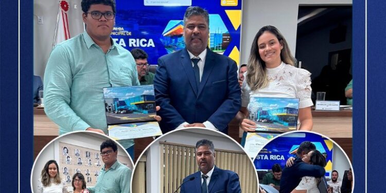 Irmãos de Costa Rica recebem homenagem por conquistas acadêmicas