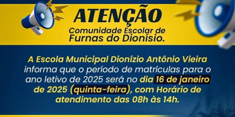 Escolas Municipais definem calendário de matrículas em Jaraguari