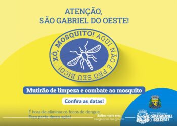 São Gabriel do Oeste reforça combate à dengue com mutirão nos bairros centrais