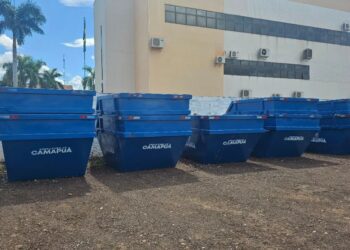 Secretaria de Infraestrutura reforça coleta de entulhos com novas caçambas e pede colaboração da população