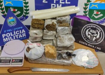 Mulher é presa em Costa Rica por armazenar drogas em residência vazia