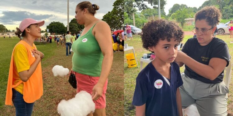 Vereadora Dayane Fernandes promoveu ação social na Vila Industrial e Pontinha do Cocho