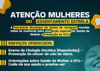 Jaraguari realiza mutirão de saúde da mulher com exames e orientações preventivas