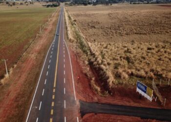Pavimentação da MS-338 avança e fortalece infraestrutura entre Camapuã e Ribas do Rio Pardo